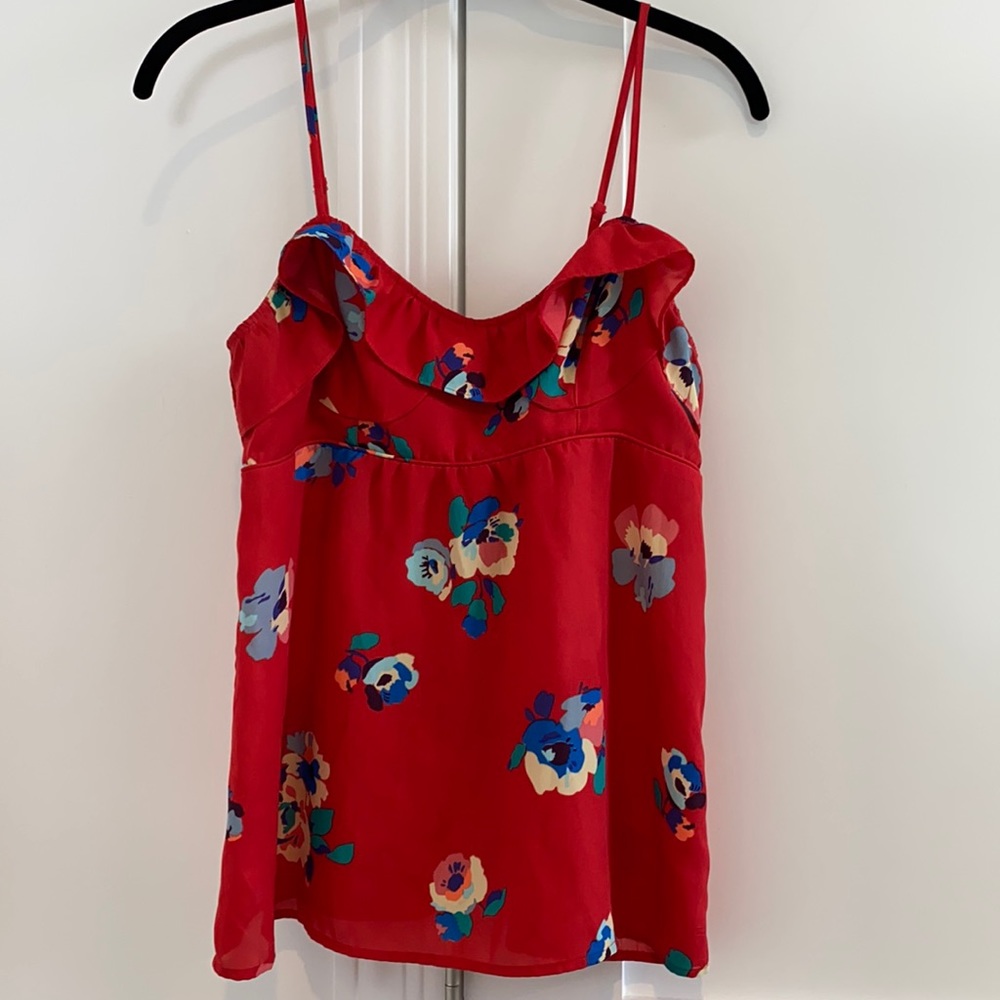 Floral Strap Top